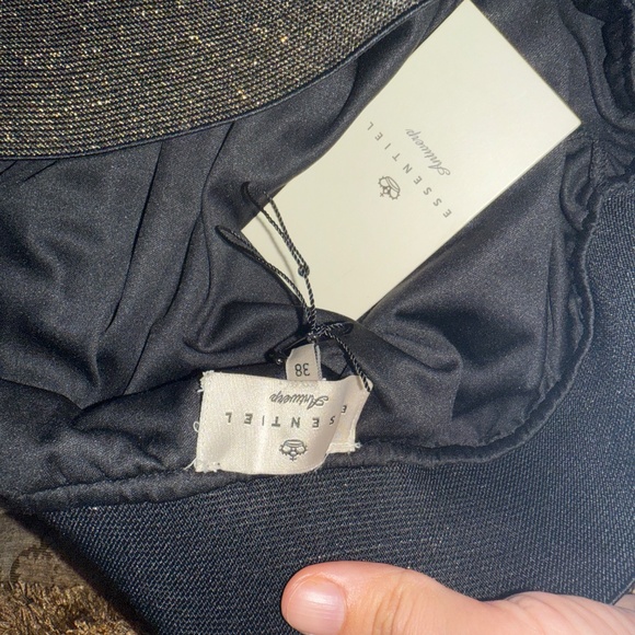 ESSENTIEL ANTWERP Midi Skirt Lace w/ Gold Waistband 38 / 8 - Picture 3 of 4